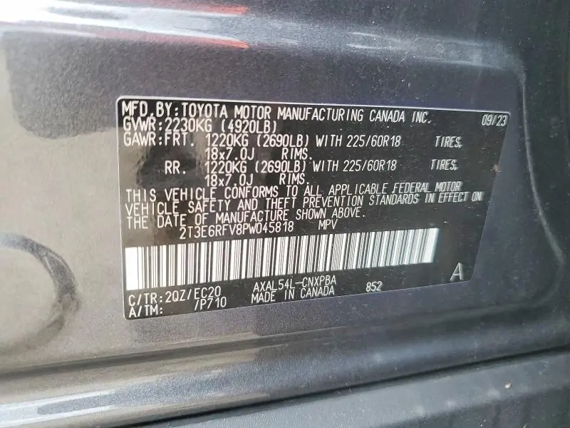 2023 TOYOTA RAV4 XSE  