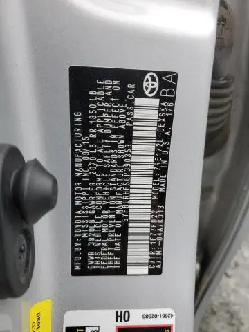 2016 TOYOTA COROLLA L  