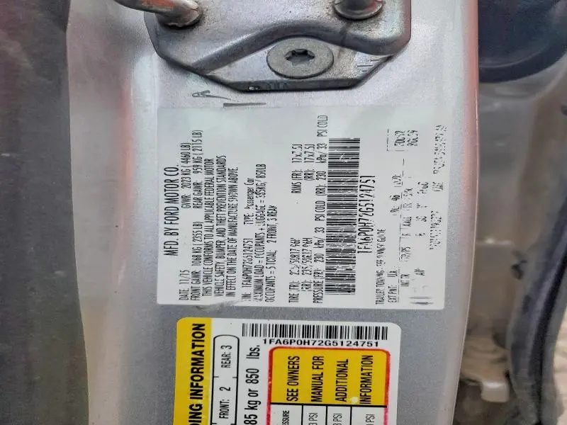 2016 FORD FUSION SE  