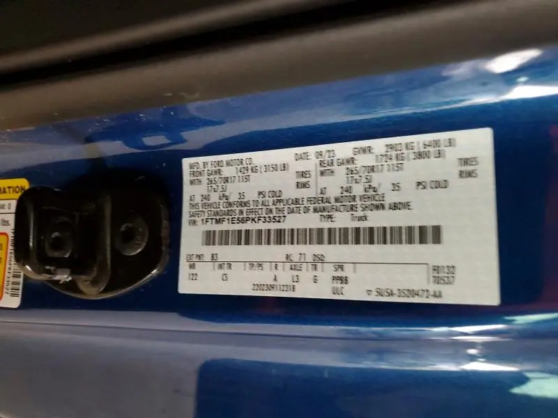 2023 FORD F150   