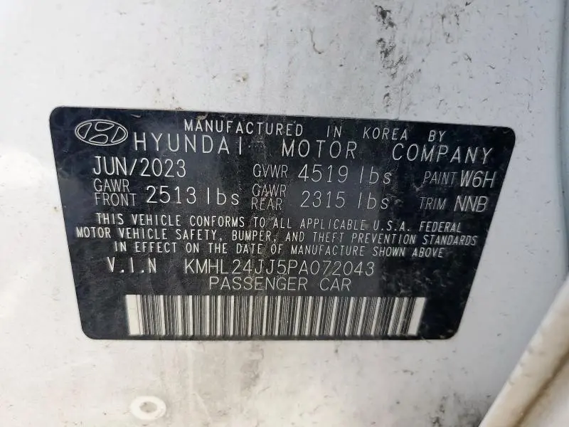 2023 HYUNDAI SONATA HYBRID  