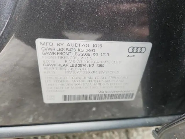 2017 AUDI Q5 PREMIUM