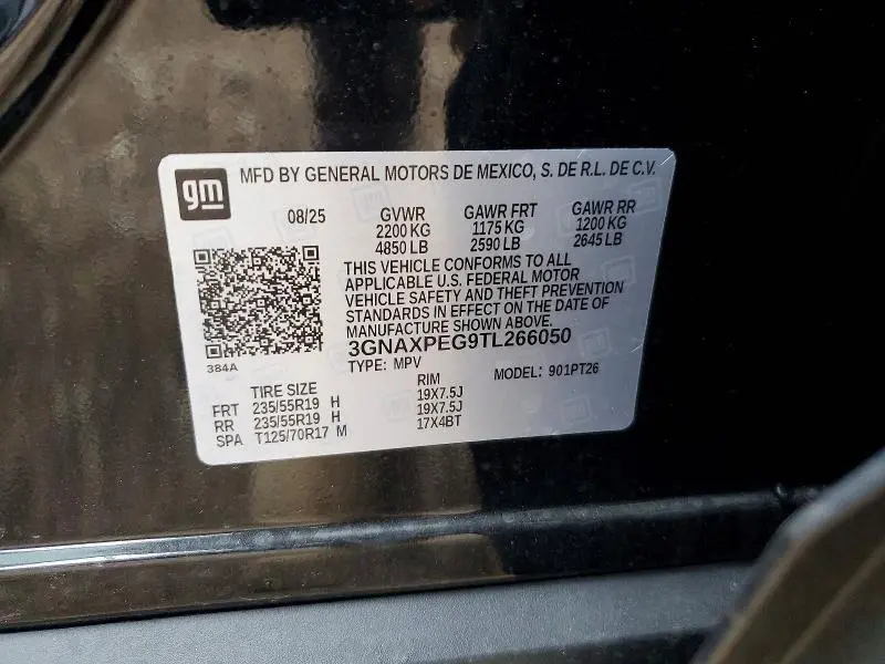 2026 CHEVROLET EQUINOX LT  