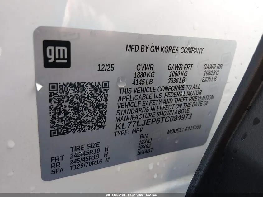 2026 CHEVROLET TRAX FWD 2RS