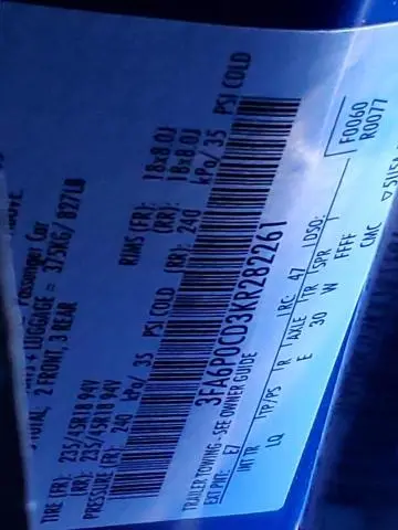 2019 FORD FUSION SEL  