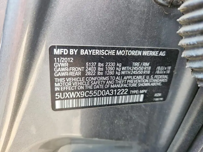 2013 BMW X3 XDRIVE28I  