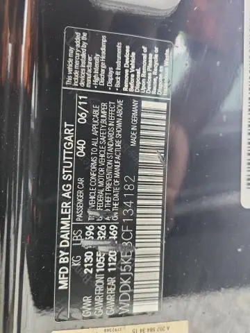 2012 MERCEDES-BENZ E 350  