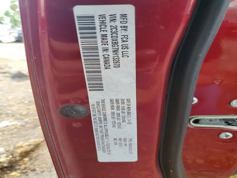 2022 DODGE CHARGER SXT  