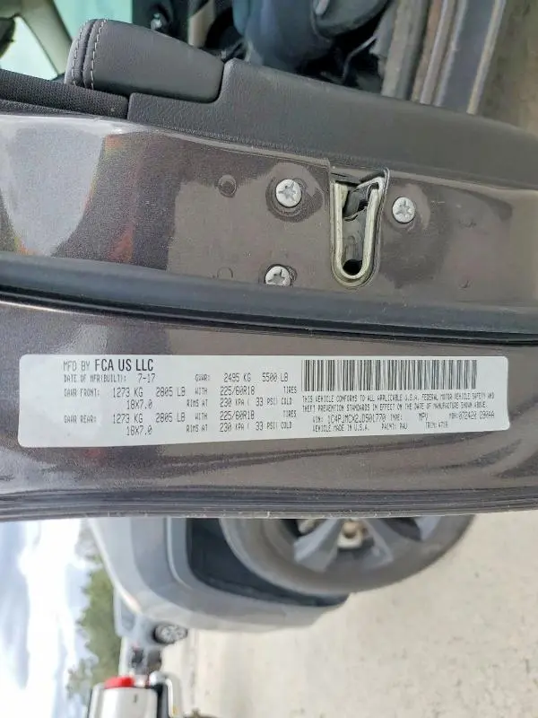 2018 JEEP CHEROKEE LATITUDE  