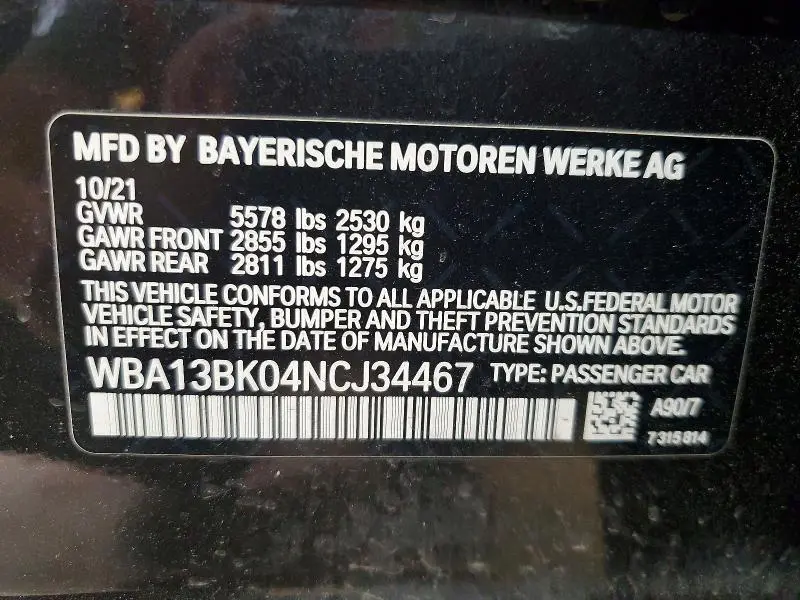 2022 BMW M550XI   