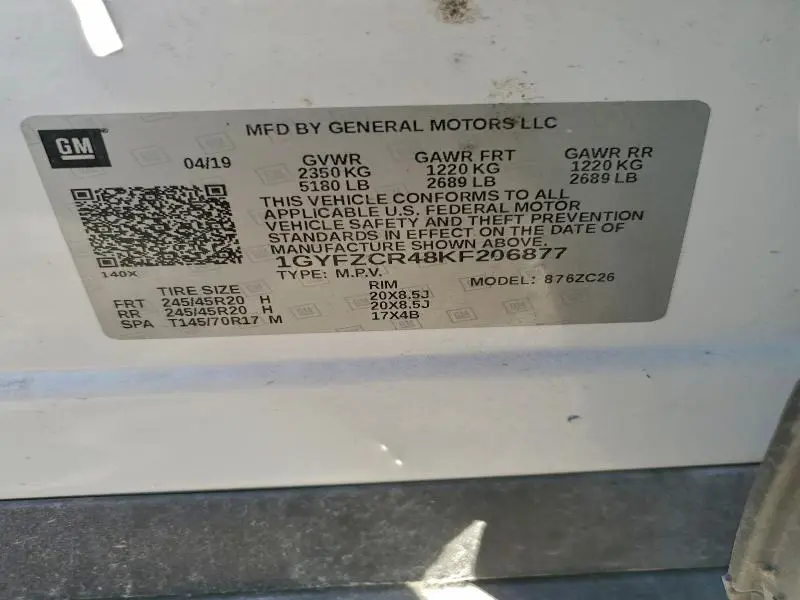 2019 CADILLAC XT4 PREMIUM LUXURY  