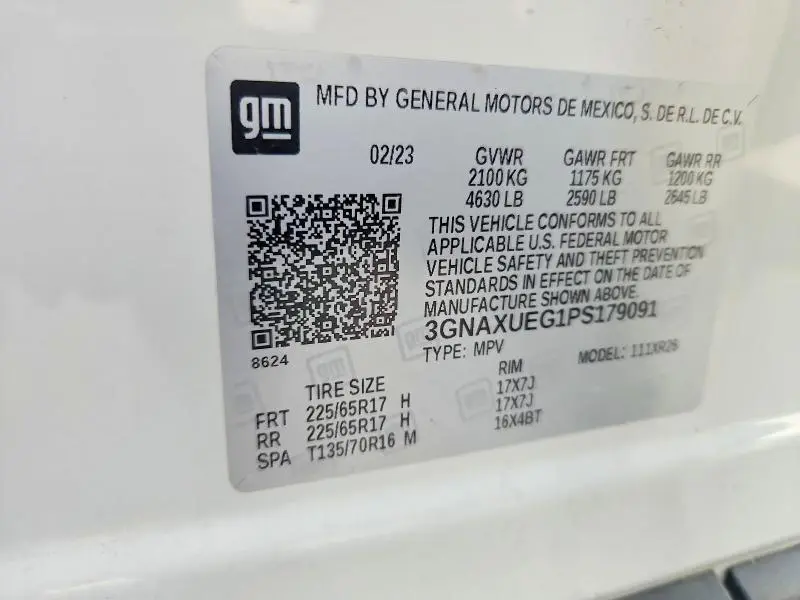 2023 CHEVROLET EQUINOX LT  