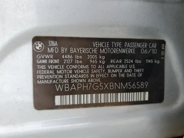2011 BMW 328 I