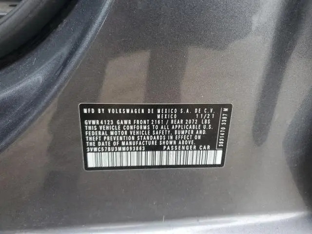 2021 VOLKSWAGEN JETTA S  