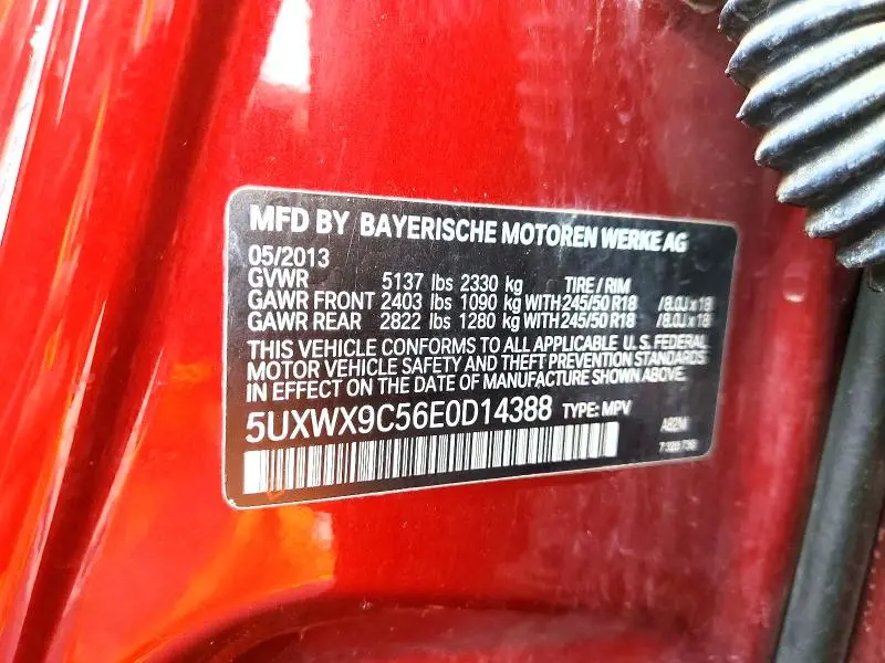 2014 BMW X3 XDRIVE28I  