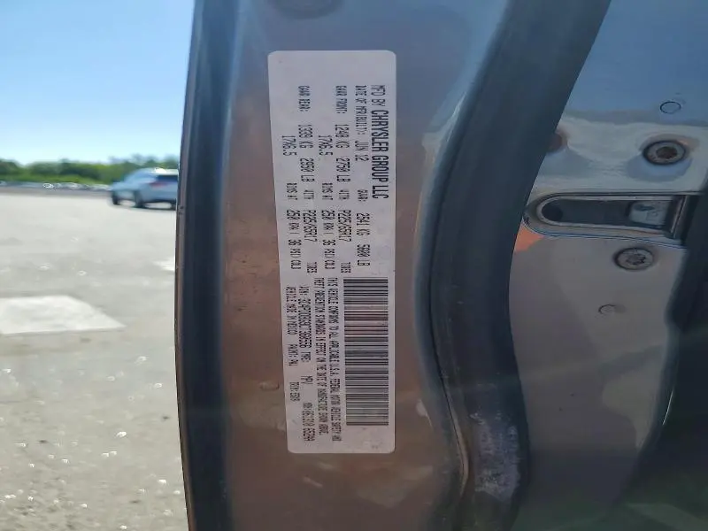 2012 DODGE JOURNEY SXT  