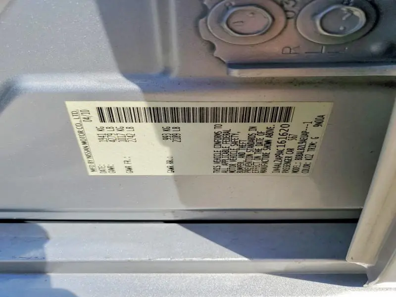 2010 NISSAN ALTIMA 2.5  