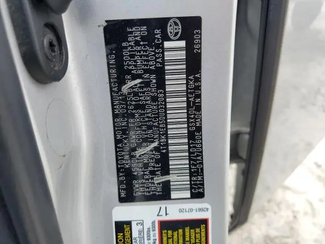 2013 TOYOTA AVALON BASE  