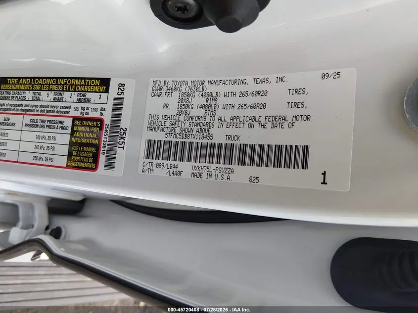 2026 TOYOTA TUNDRA HYBRID 1794 EDITION CREWMAX 5.5' BED