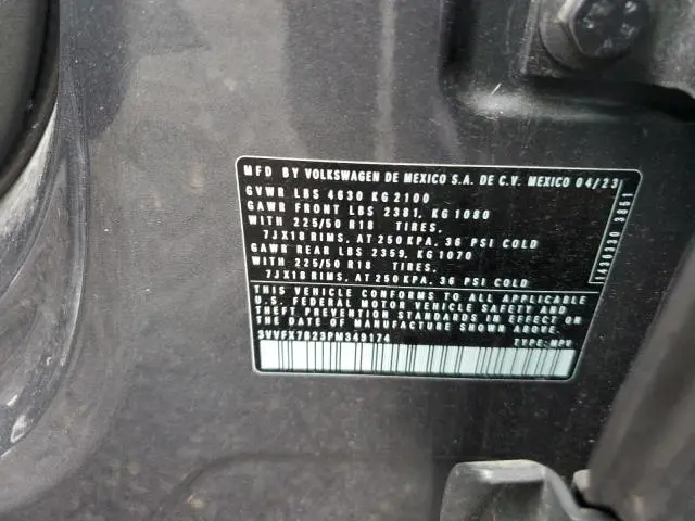 2023 VOLKSWAGEN TAOS S  