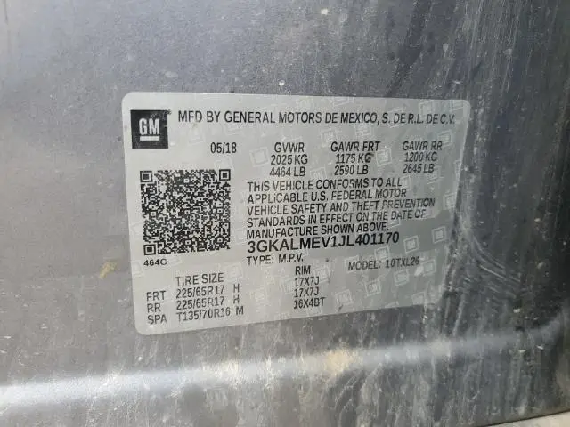2018 GMC TERRAIN SLE  