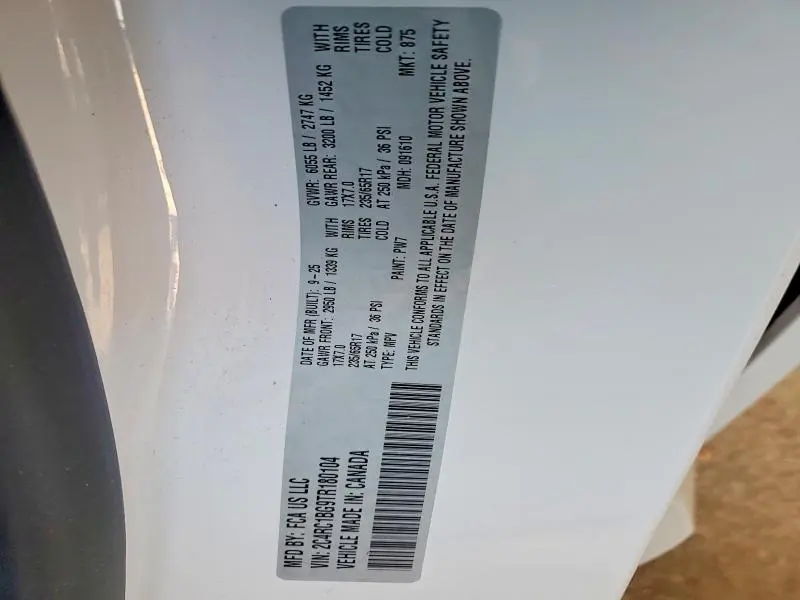 2026 CHRYSLER PACIFICA SELECT  