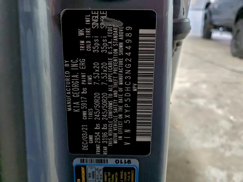 2022 KIA TELLURIDE SX  