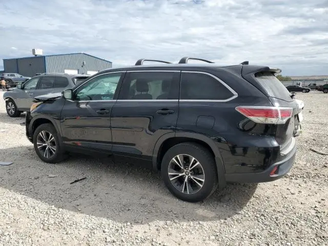 2016 TOYOTA HIGHLANDER XLE  