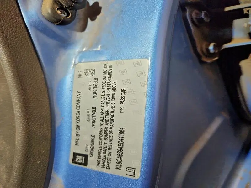 2014 CHEVROLET SPARK LS  