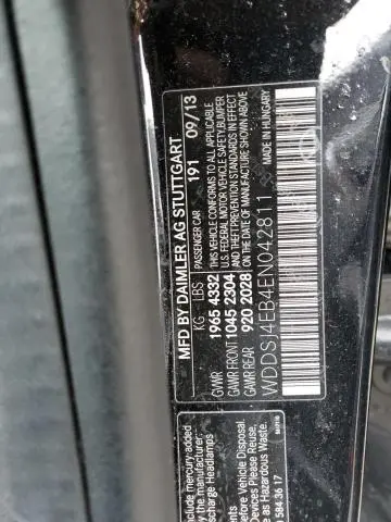 2014 MERCEDES-BENZ CLA 250  