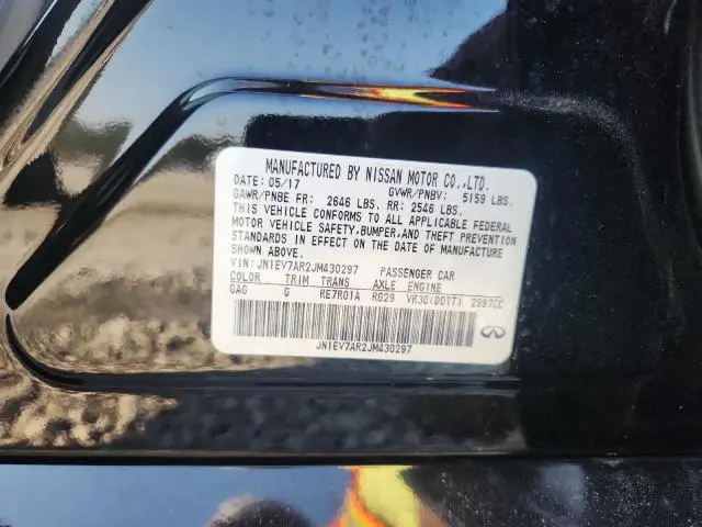 2018 INFINITI Q50 LUXE  