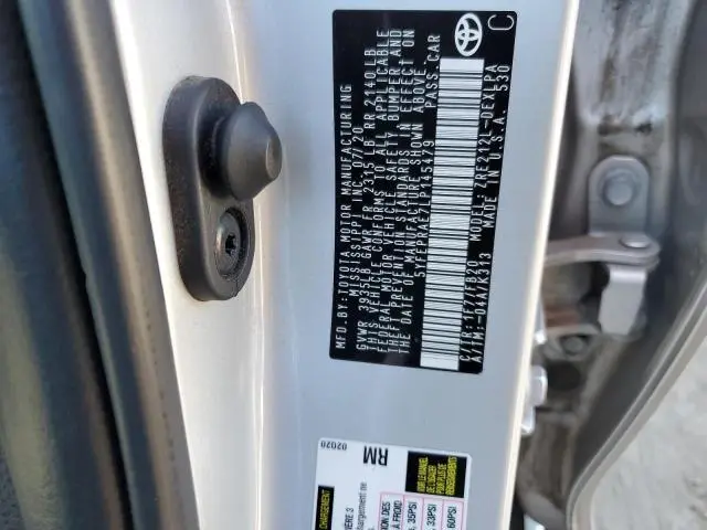 2020 TOYOTA COROLLA LE  