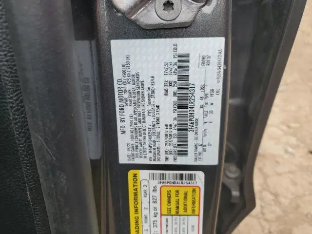 2020 FORD FUSION SE  