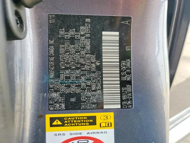 2014 LEXUS RX 350 BASE  