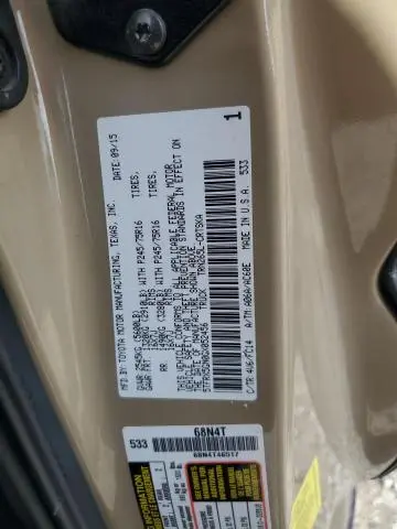 2016 TOYOTA TACOMA ACCESS CAB  