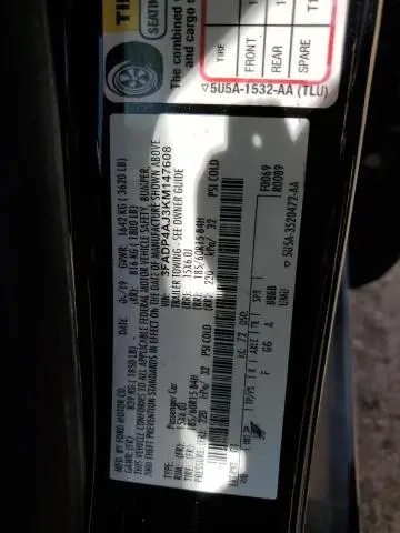 2019 FORD FIESTA S  