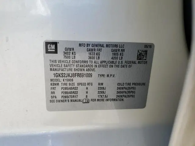 2015 GMC YUKON XL DENALI  