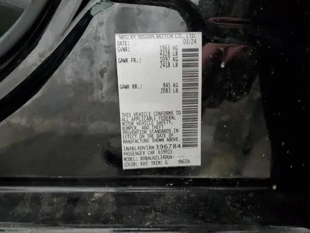 2024 NISSAN ALTIMA SV