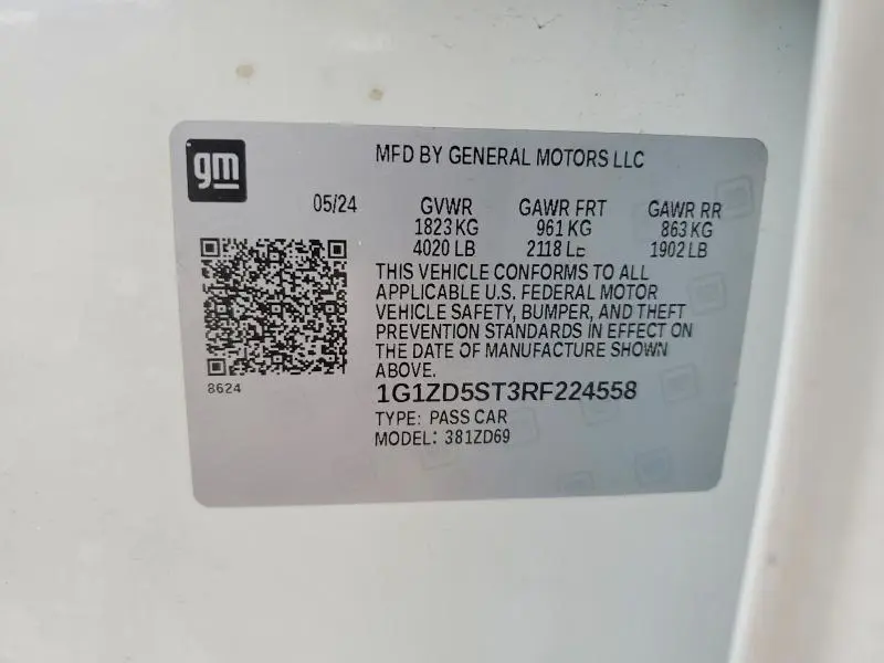 2024 CHEVROLET MALIBU LT  