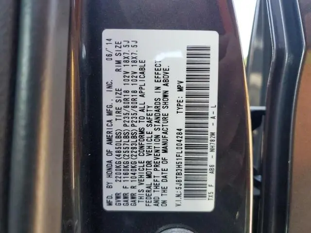 2015 ACURA RDX TECHNOLOGY  