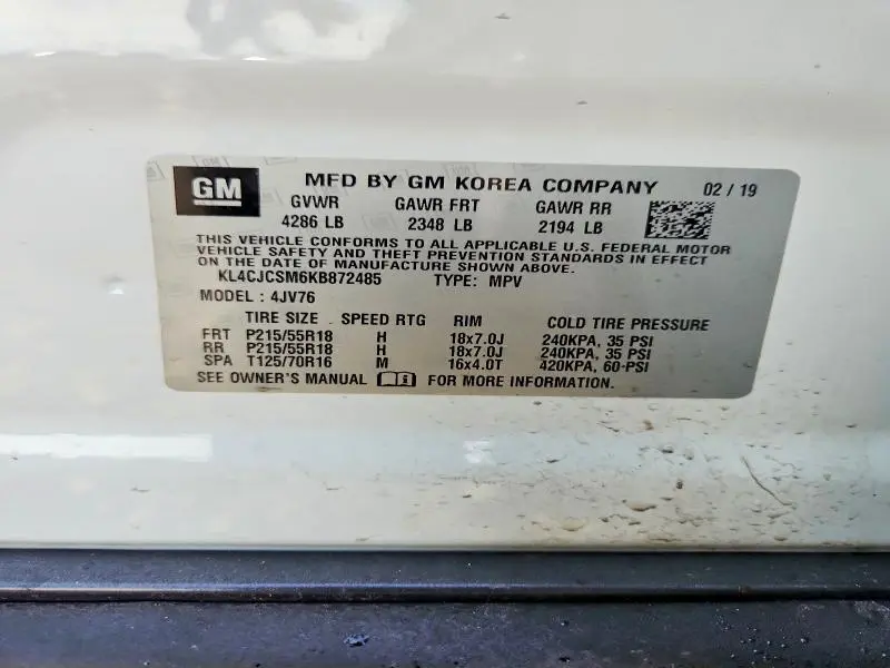 2019 BUICK ENCORE ESSENCE  