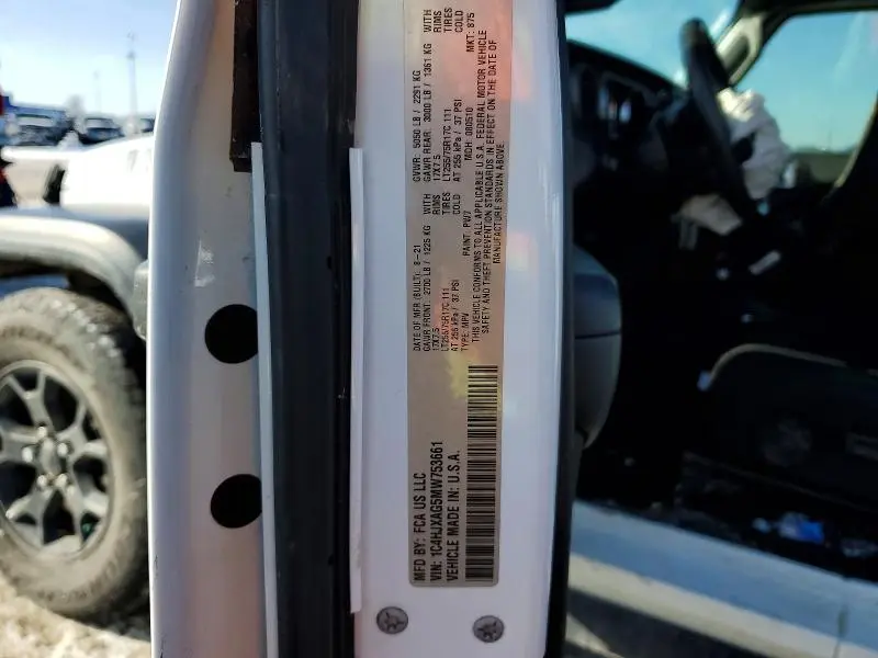 2021 JEEP WRANGLER SPORT  