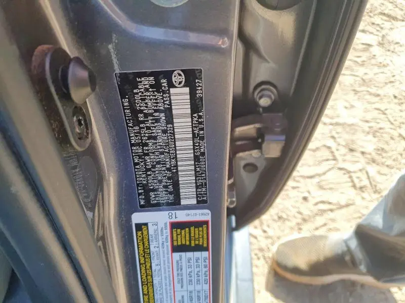 2016 TOYOTA AVALON XLE  