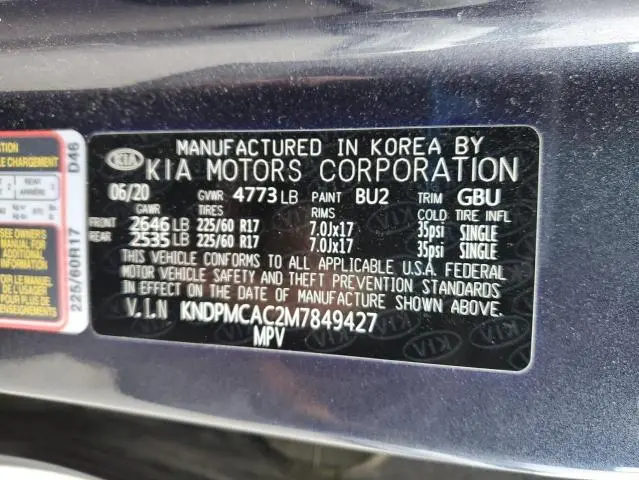 2021 KIA SPORTAGE LX  