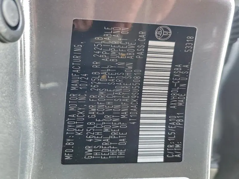 2025 TOYOTA CAMRY XSE  