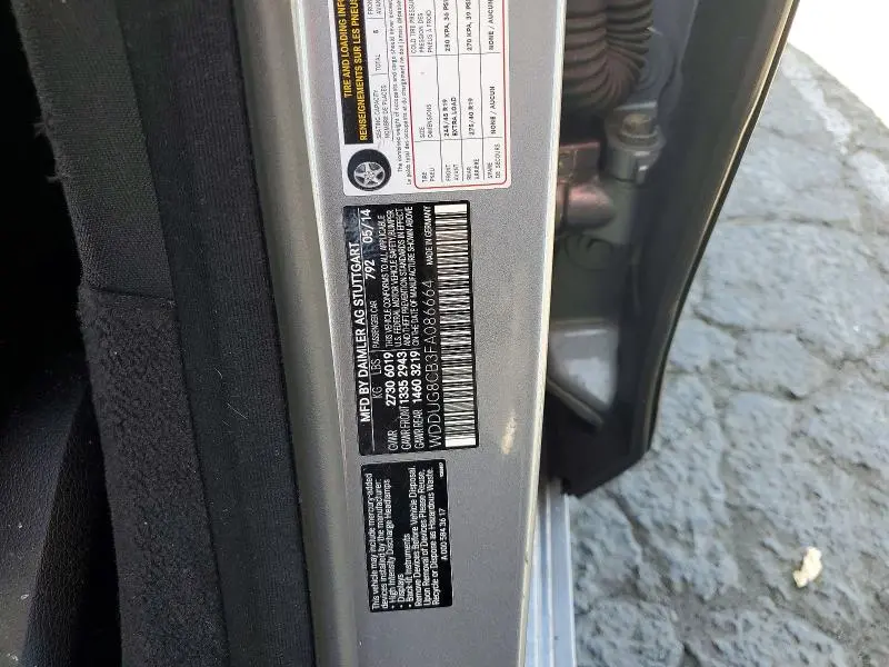 2015 MERCEDES-BENZ S 550  