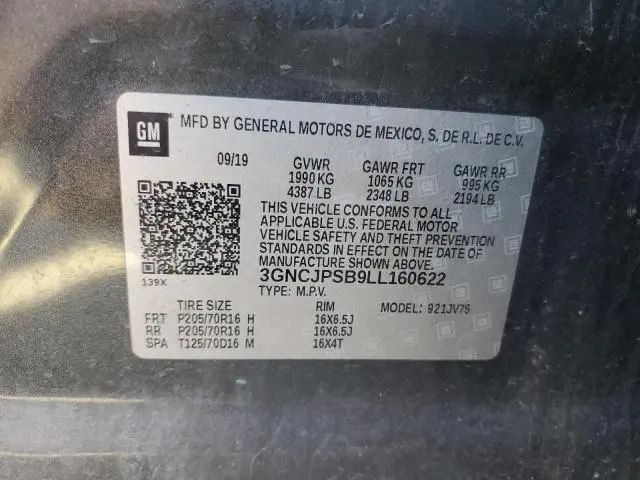 2020 CHEVROLET TRAX 1LT  