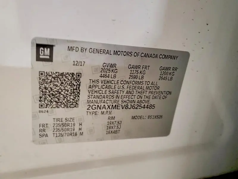 2018 CHEVROLET EQUINOX PREMIER  