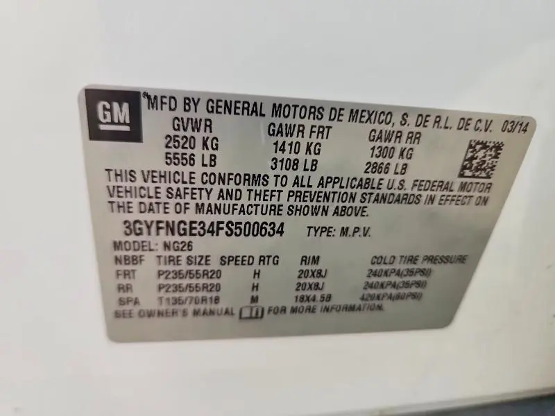 2015 CADILLAC SRX PREMIUM COLLECTION  