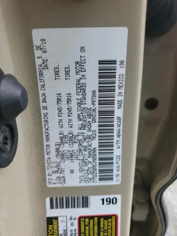 2018 TOYOTA TACOMA DOUBLE CAB  